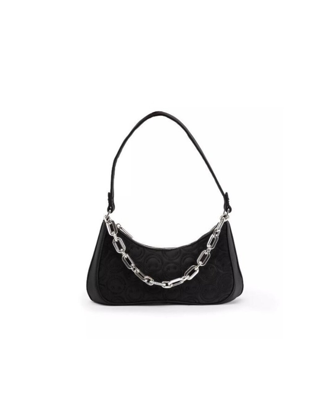 SKINNYDIP Kiera nylon small shoulder women's handbag purse -BLACK~ - Picture 1 of 5